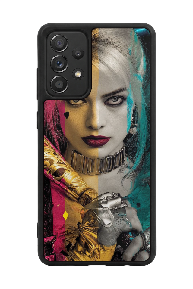Samsung Galaxy A72 Uyumlu HarleyQueen Tasarımlı Glossy Premium Kılıf