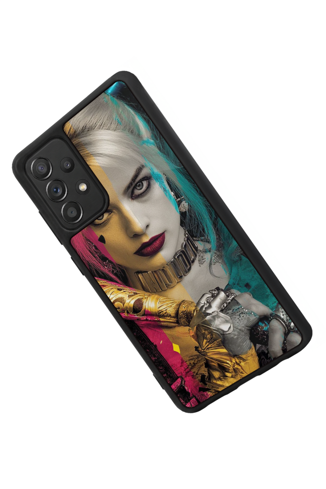 Samsung Galaxy A72 Uyumlu HarleyQueen Tasarımlı Glossy Premium Kılıf