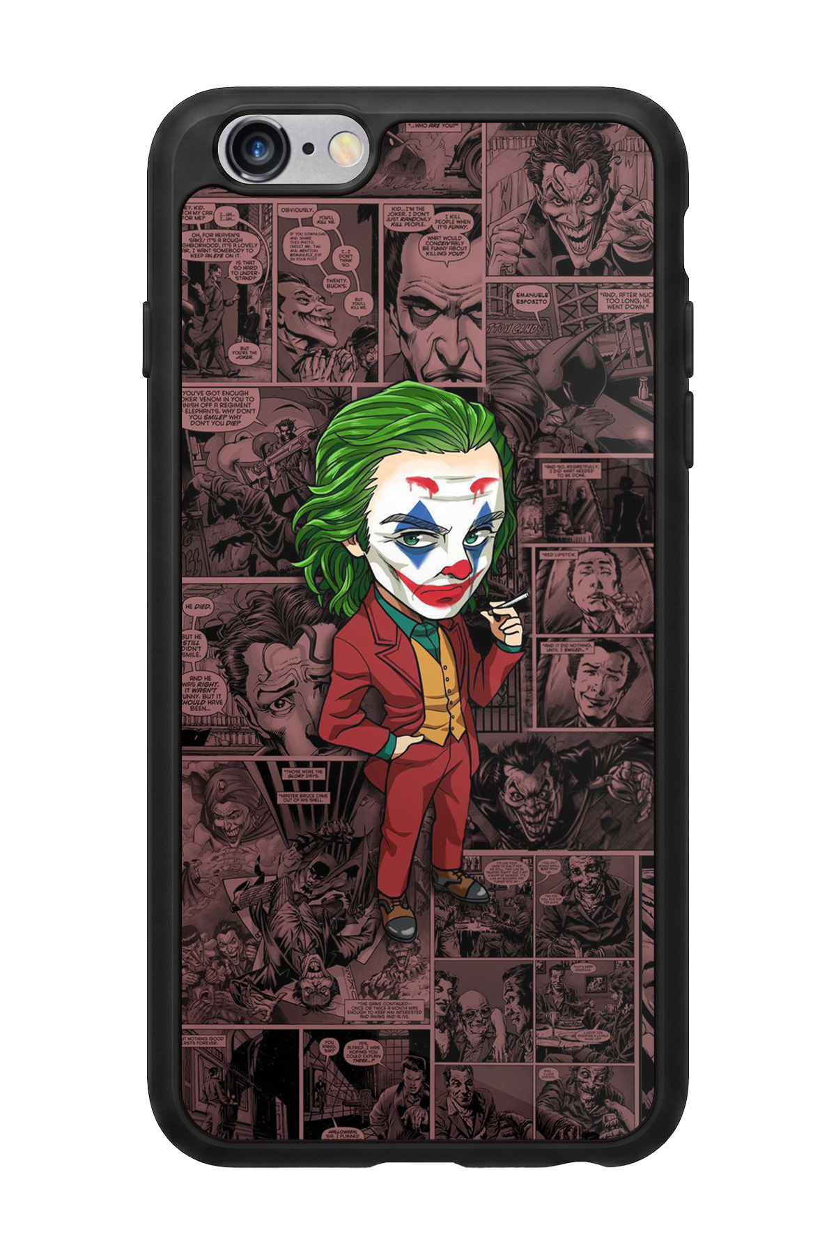 iPhone 6 Plus Uyumlu Joker Tasarımlı Glossy Premium Kılıf
