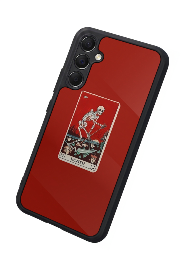 Samsung Galaxy A34 Uyumlu Kirmizi Tasarımlı Glossy Premium Kılıf