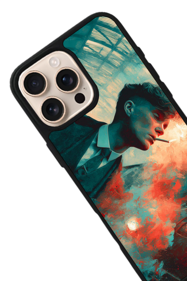 iPhone 14 Pro Uyumlu Peaky Blinders Tasarımlı Glossy Premium Kılıf