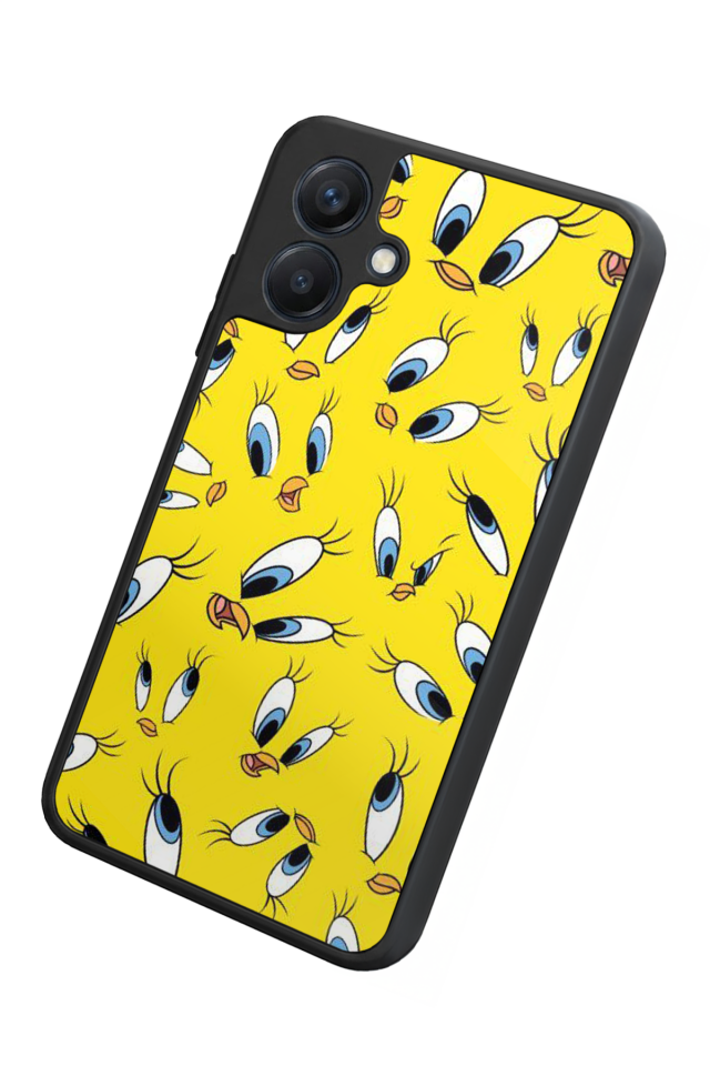 Samsung Galaxy A07 Uyumlu Tweety Tasarımlı Glossy Premium Kılıf