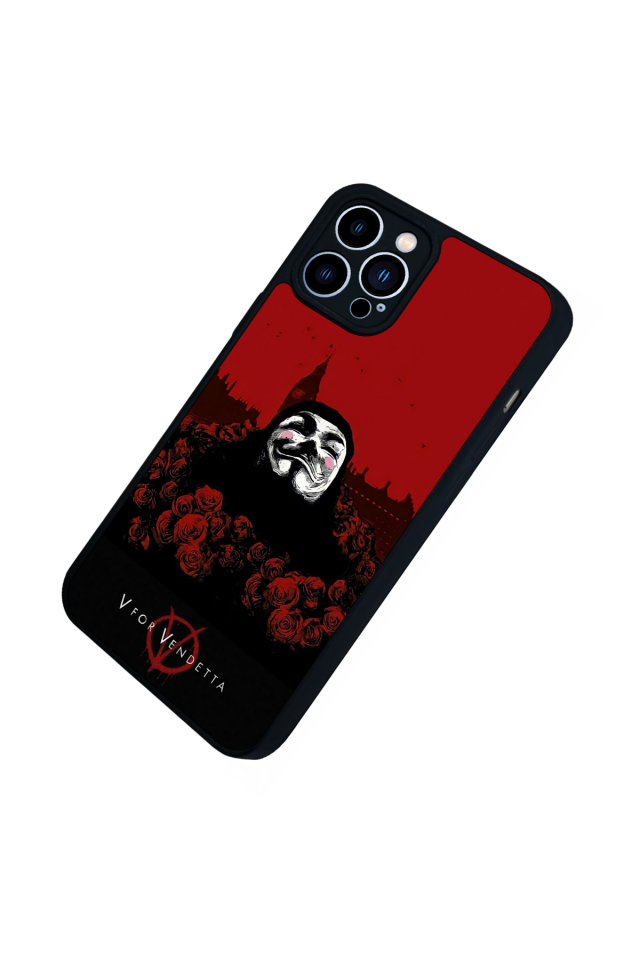 iPhone 12 Pro Max Uyumlu Vendetta Tasarımlı Glossy Premium Kılıf