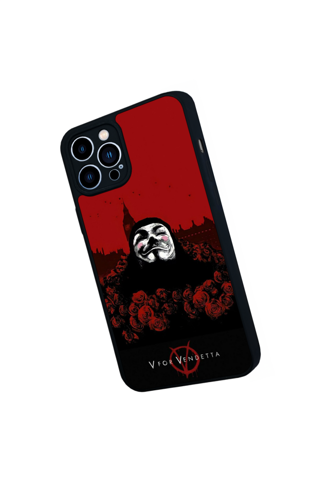 iPhone 12 Pro Max Uyumlu Vendetta Tasarımlı Glossy Premium Kılıf