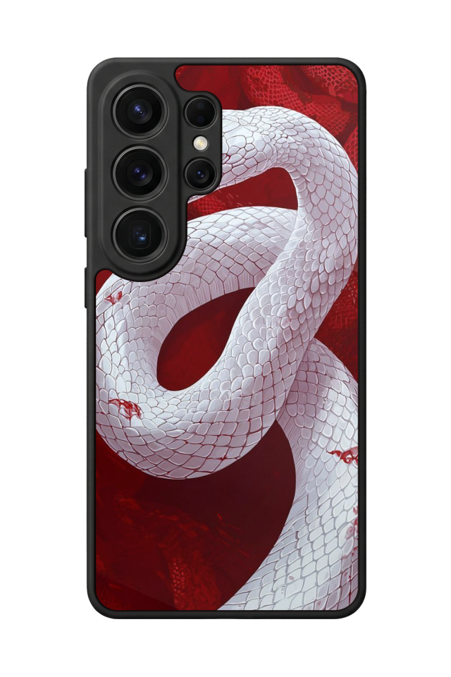 Samsung Galaxy S26 Ultra Uyumlu Yılan Tasarımlı Glossy Premium Kılıf
