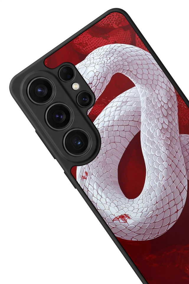 Samsung Galaxy S26 Ultra Uyumlu Yılan Tasarımlı Glossy Premium Kılıf