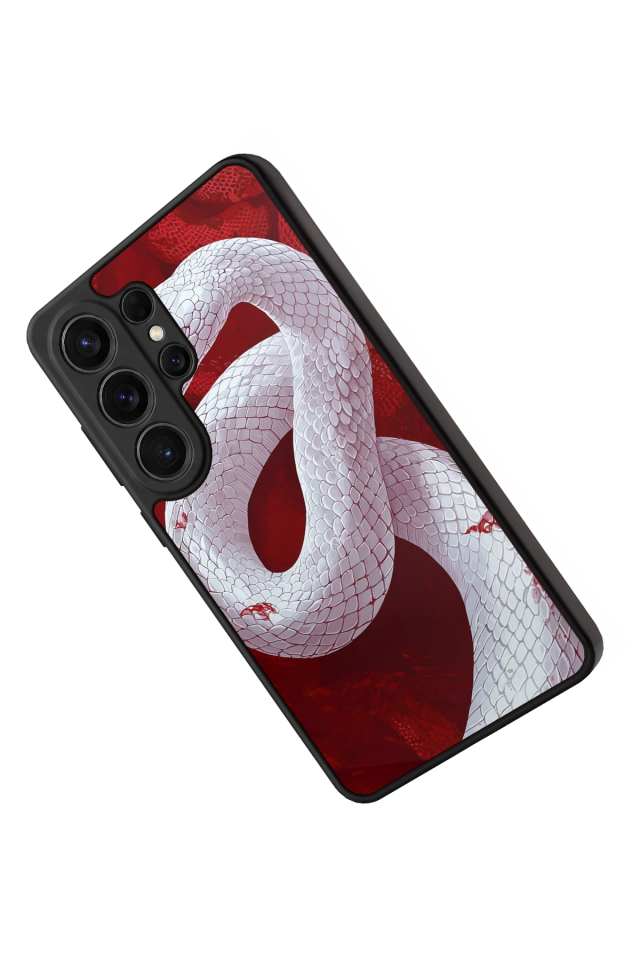 Samsung Galaxy S26 Ultra Uyumlu Yılan Tasarımlı Glossy Premium Kılıf