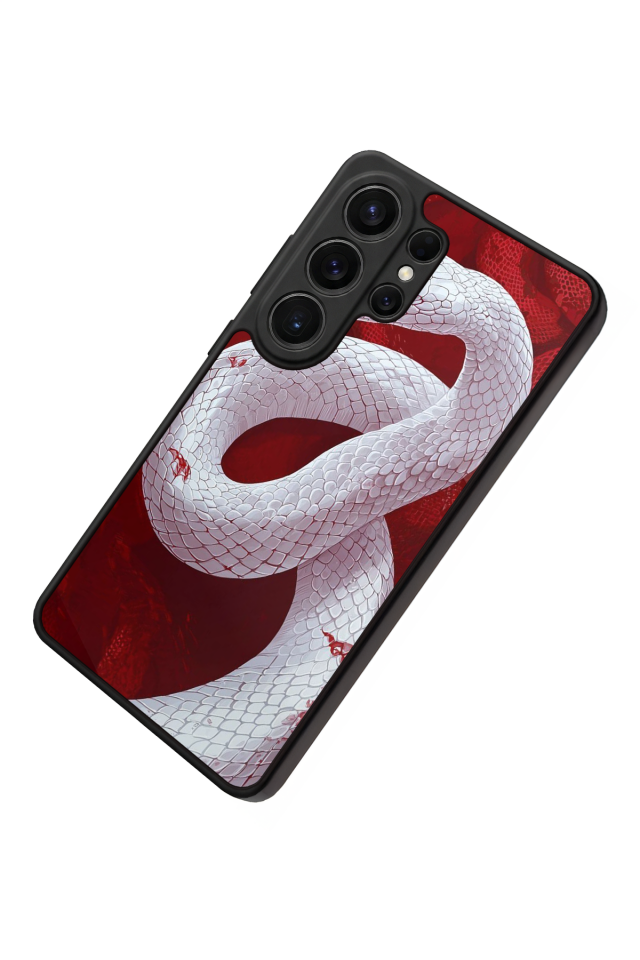 Samsung Galaxy S26 Ultra Uyumlu Yılan Tasarımlı Glossy Premium Kılıf