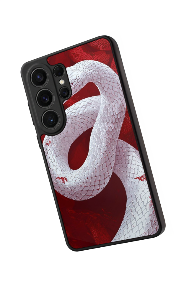 Samsung Galaxy S26 Ultra Uyumlu Yılan Tasarımlı Glossy Premium Kılıf