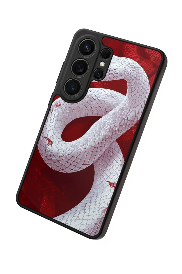 Samsung Galaxy S26 Ultra Uyumlu Yılan Tasarımlı Glossy Premium Kılıf