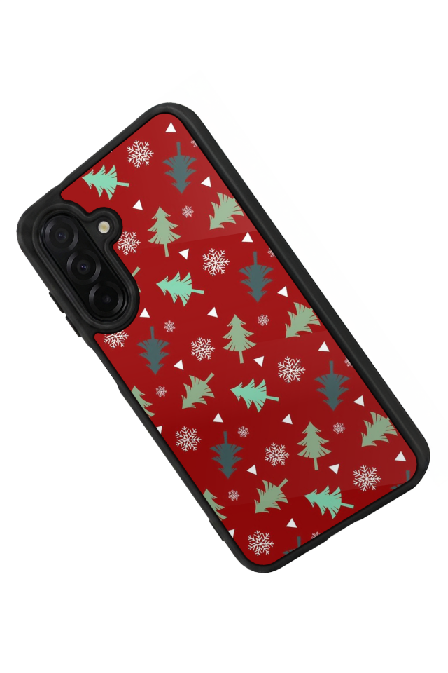 Samsung Galaxy A56 Uyumlu Yilbasi Christmas Tasarımlı Glossy Premium Kılıf