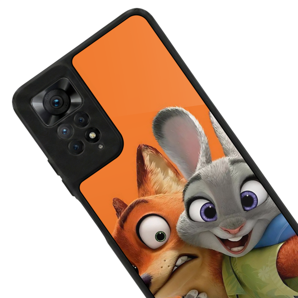 Xiaomi Redmi Note 12 Pro Uyumlu Zootropolis Tasarımlı Glossy Premium Kılıf