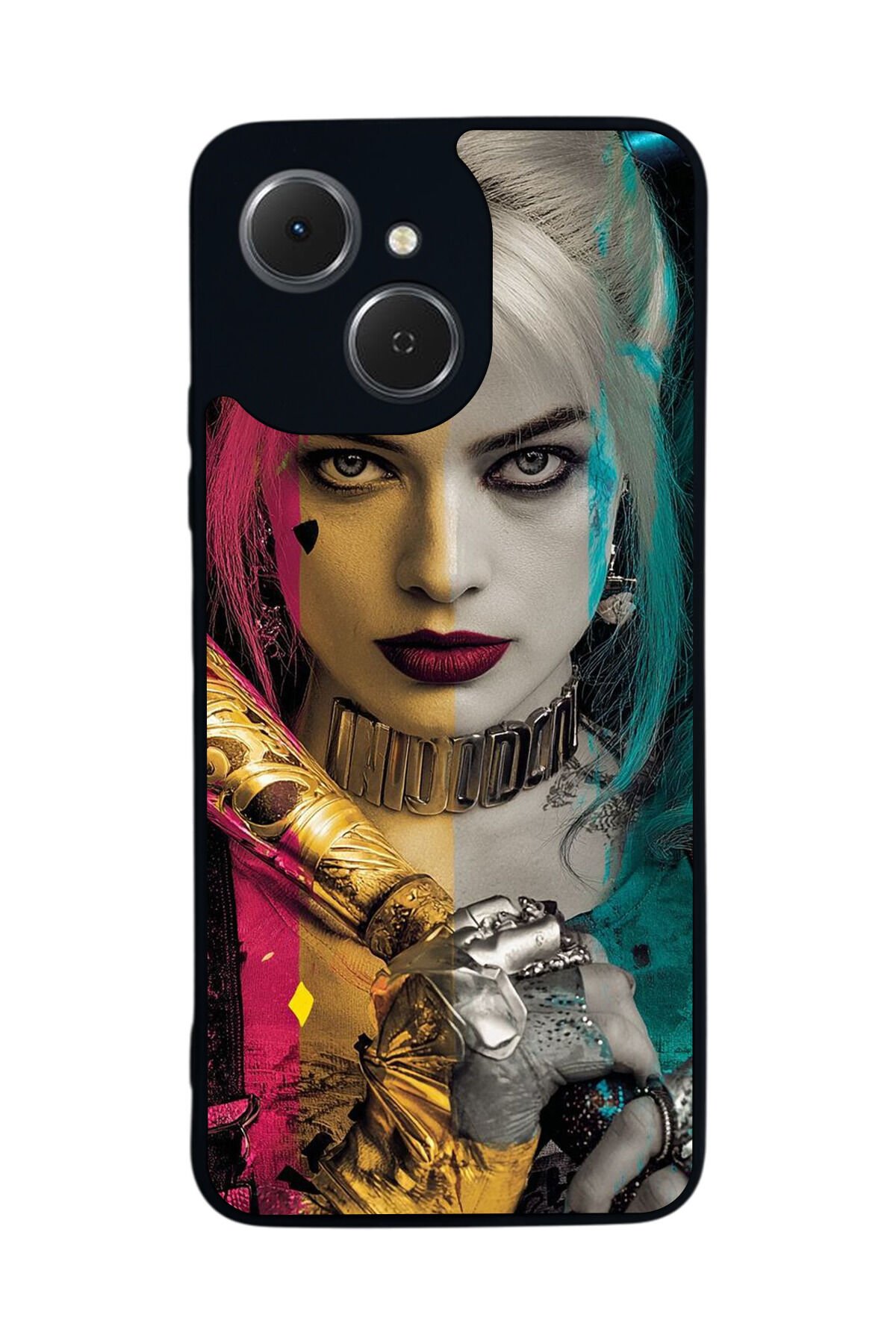 Tecno Spark 40C Uyumlu HarleyQueen Tasarımlı Glossy Premium Kılıf