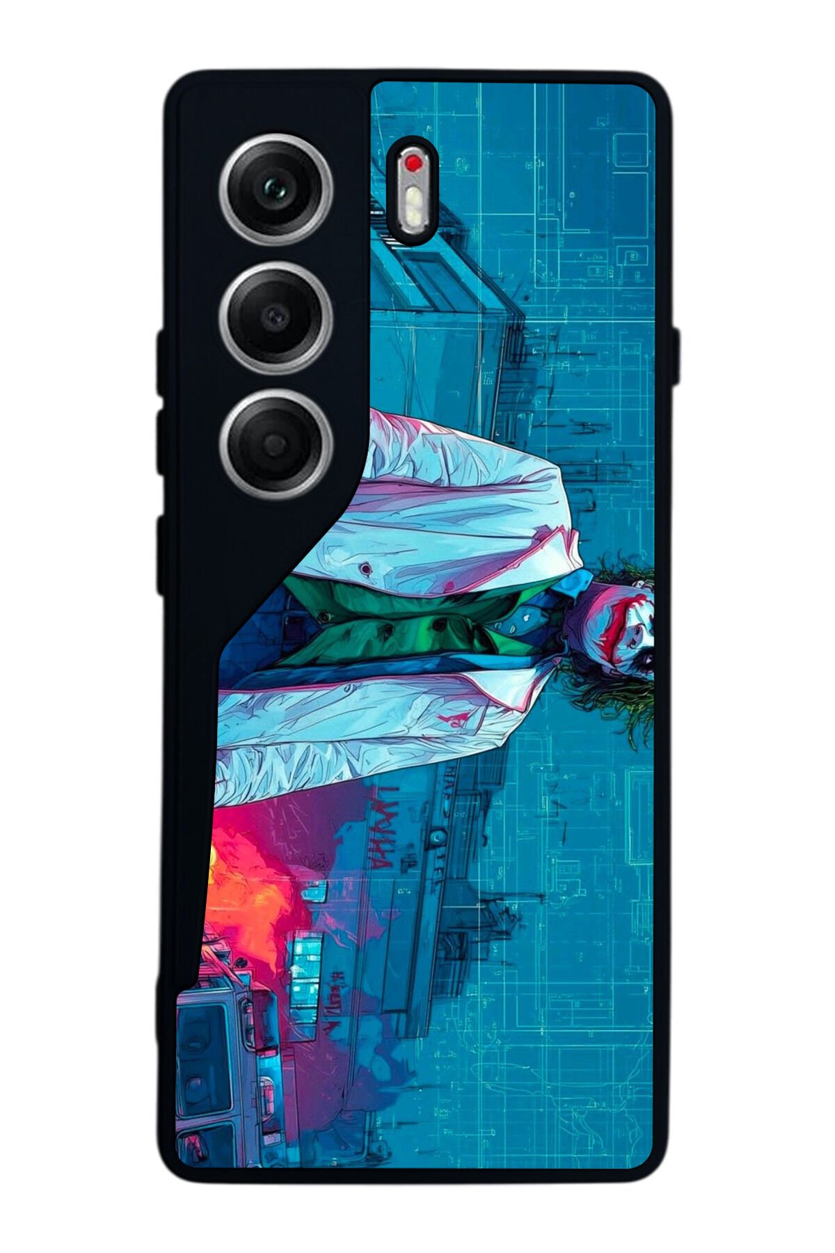 Tecno Camon 40 Uyumlu Joker Tasarımlı Glossy Premium Kılıf