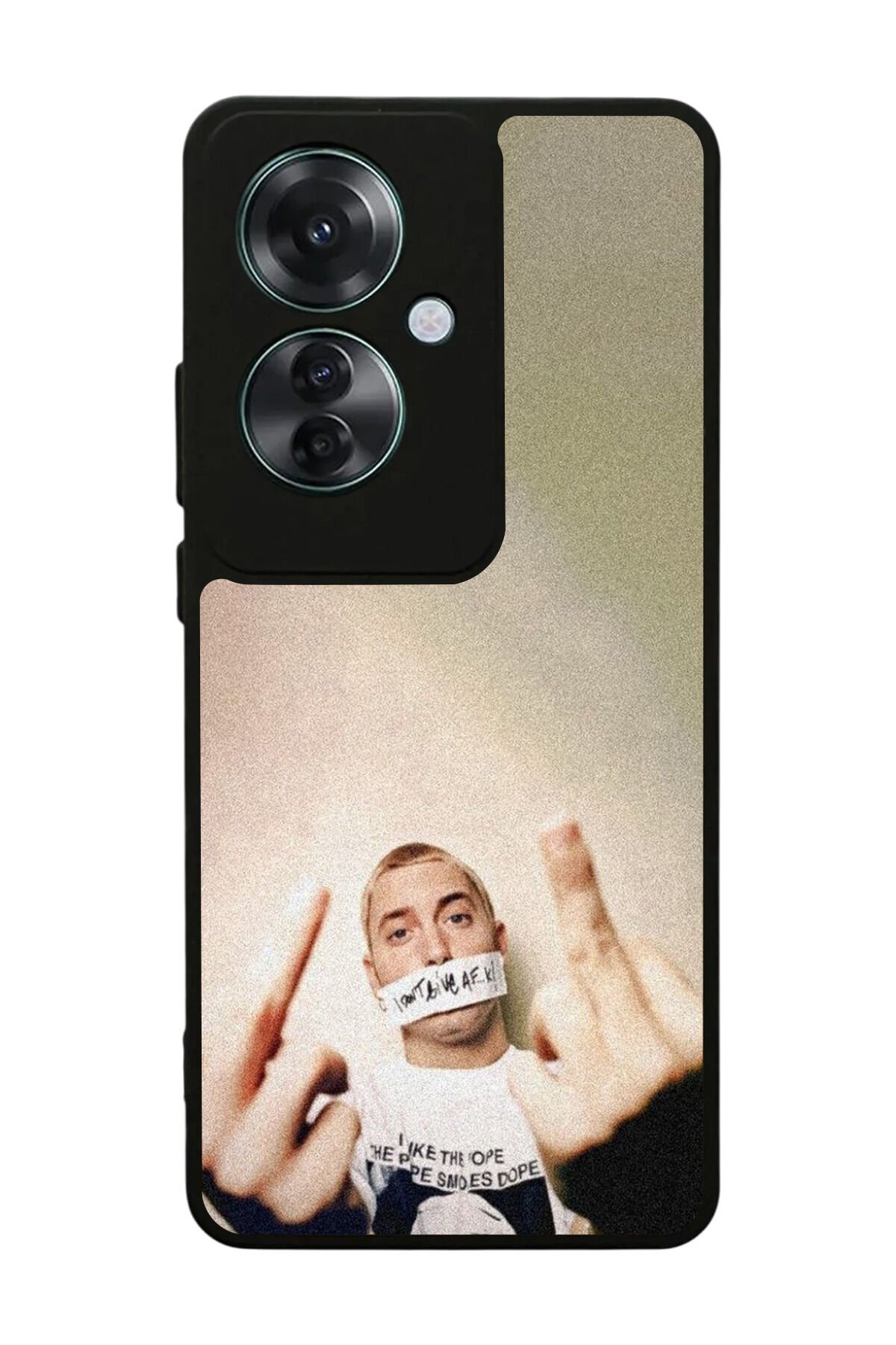 Oppo Reno 11F Uyumlu Eminem Tasarımlı Glossy Premium Kılıf