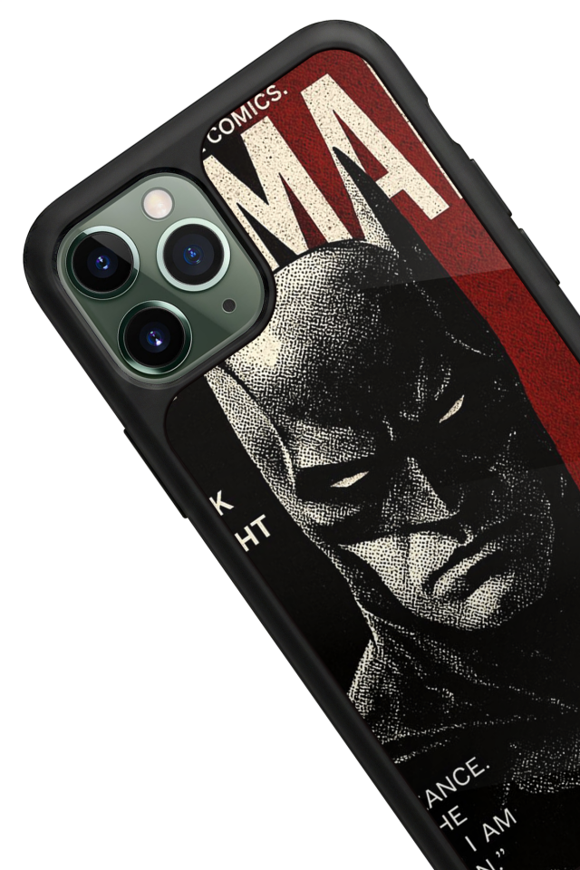 iPhone 11 Pro Uyumlu Batman Tasarımlı Glossy Premium Kılıf