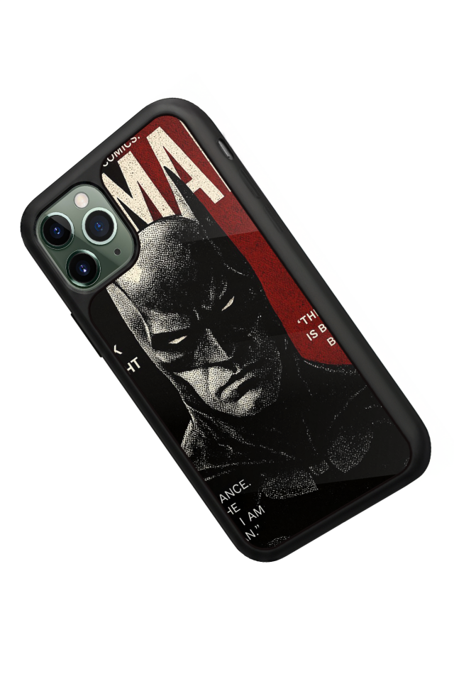 iPhone 11 Pro Uyumlu Batman Tasarımlı Glossy Premium Kılıf