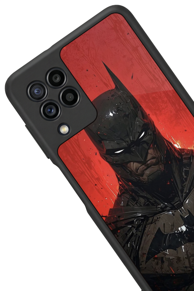 Samsung Galaxy M22 Uyumlu Batman Tasarımlı Glossy Premium Kılıf