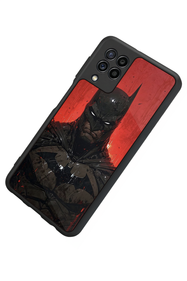 Samsung Galaxy M22 Uyumlu Batman Tasarımlı Glossy Premium Kılıf