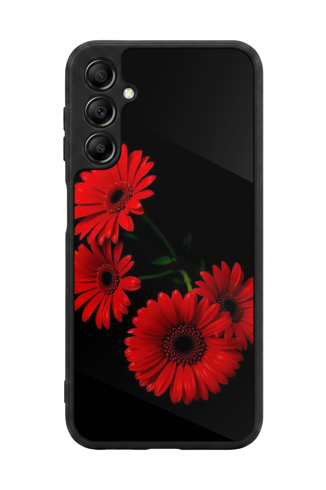 Samsung Galaxy A14 Uyumlu Cicek Tasarımlı Glossy Premium Kılıf