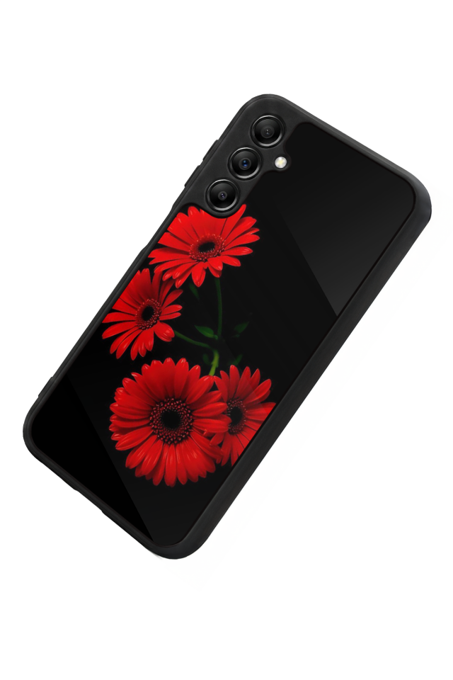 Samsung Galaxy A14 Uyumlu Cicek Tasarımlı Glossy Premium Kılıf