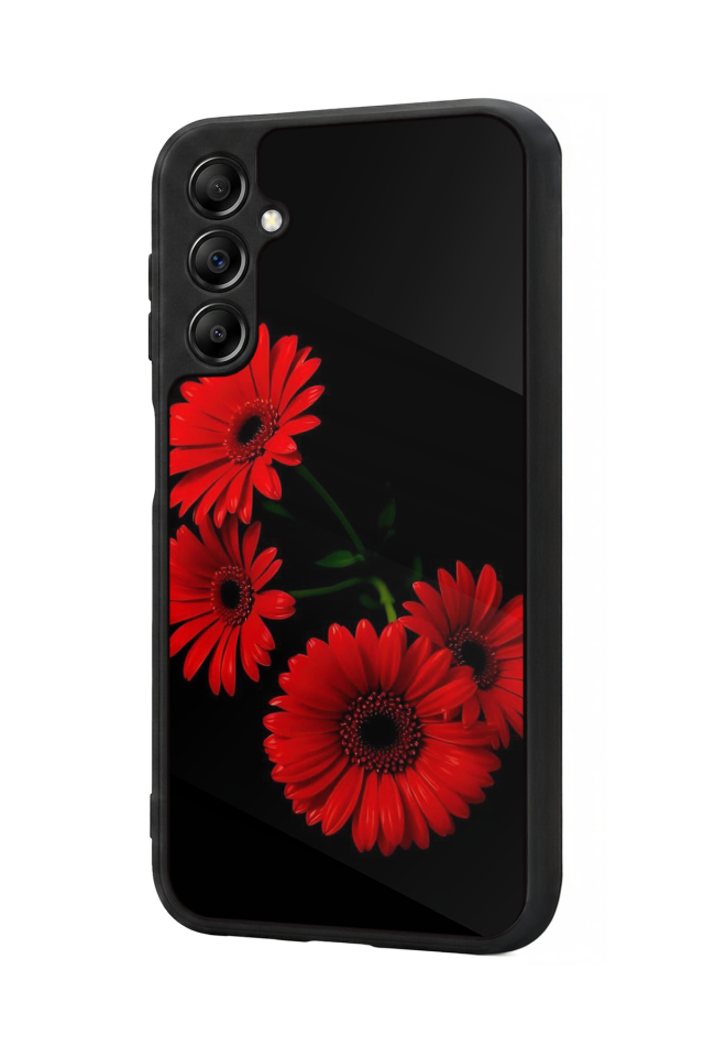 Samsung Galaxy A14 Uyumlu Cicek Tasarımlı Glossy Premium Kılıf