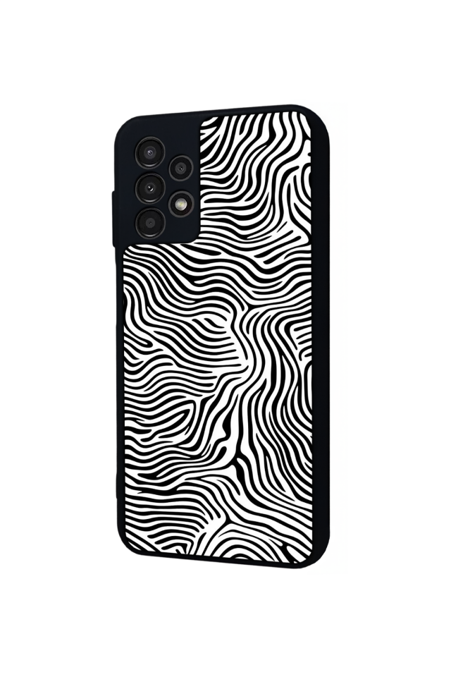 Samsung Galaxy A13 Uyumlu Çizgi Sanatı Tasarımlı Glossy Premium Kılıf