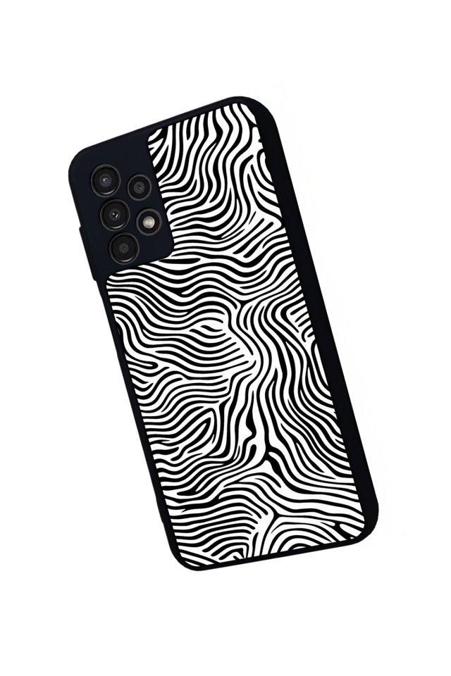 Samsung Galaxy A13 Uyumlu Çizgi Sanatı Tasarımlı Glossy Premium Kılıf