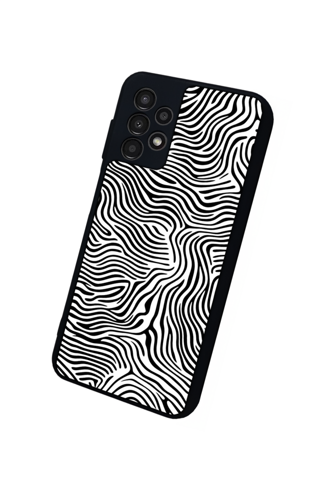 Samsung Galaxy A13 Uyumlu Çizgi Sanatı Tasarımlı Glossy Premium Kılıf