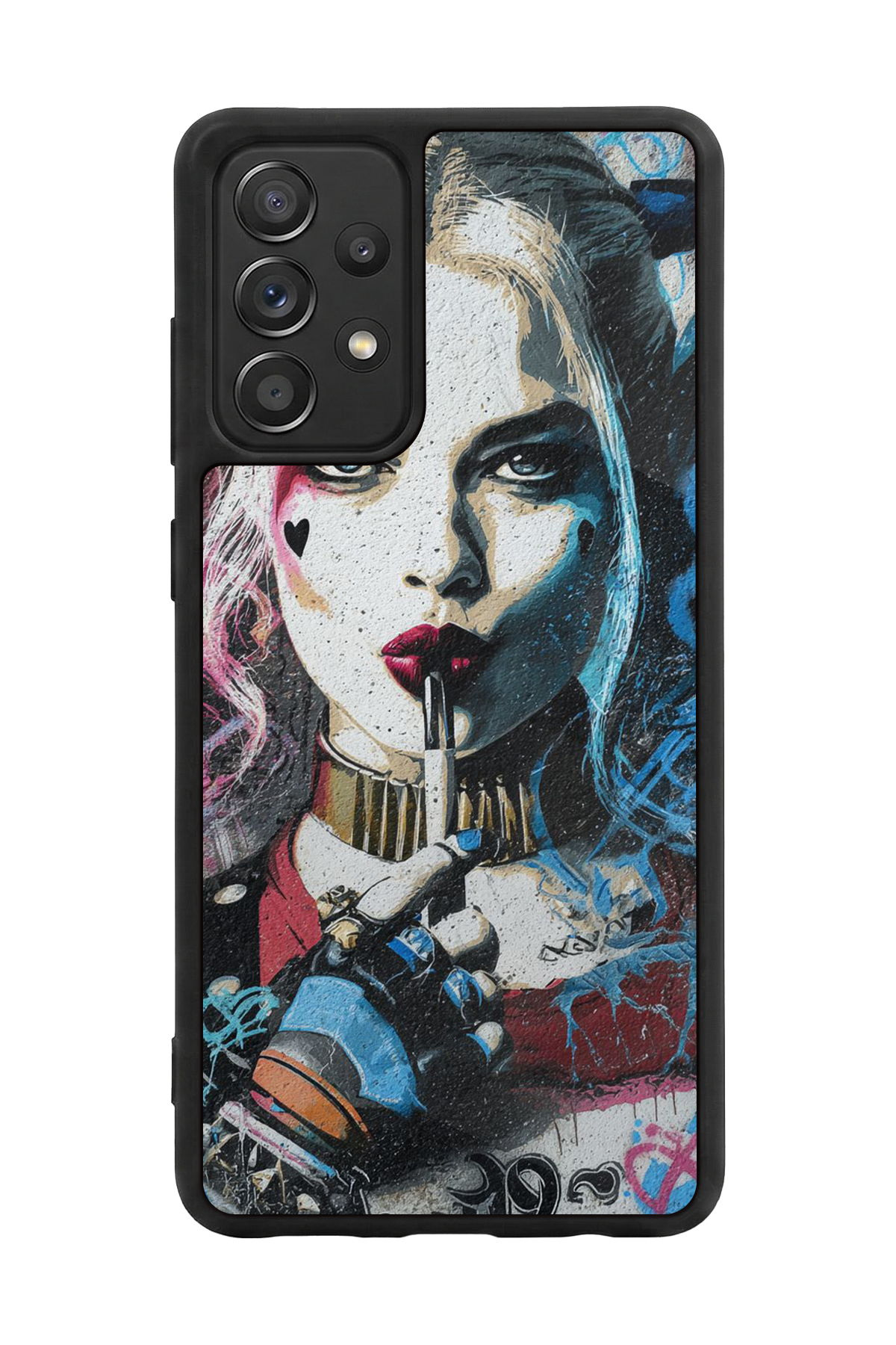 Samsung Galaxy A72 Uyumlu HarleyQueen Tasarımlı Glossy Premium Kılıf