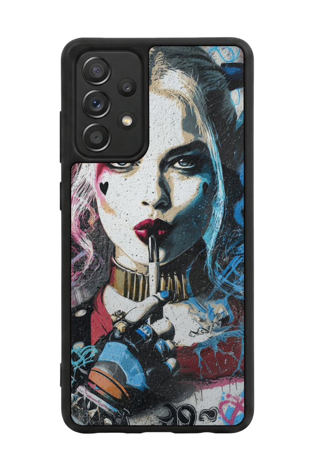 Samsung Galaxy A72 Uyumlu HarleyQueen Tasarımlı Glossy Premium Kılıf
