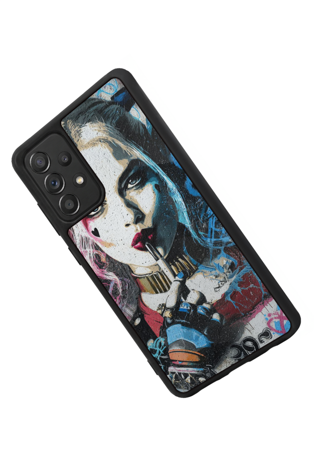 Samsung Galaxy A72 Uyumlu HarleyQueen Tasarımlı Glossy Premium Kılıf