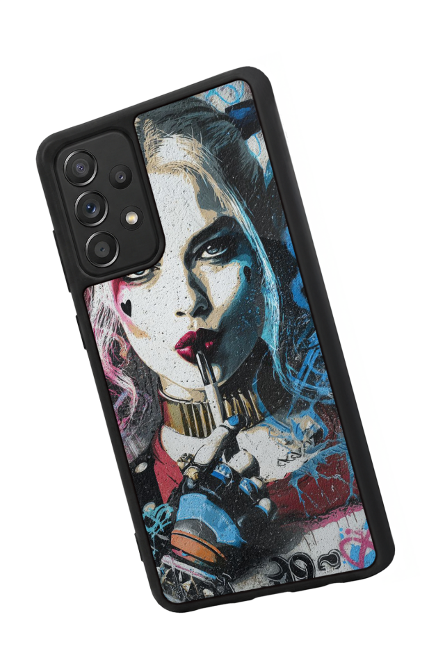 Samsung Galaxy A72 Uyumlu HarleyQueen Tasarımlı Glossy Premium Kılıf