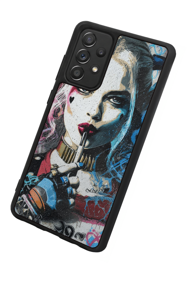 Samsung Galaxy A72 Uyumlu HarleyQueen Tasarımlı Glossy Premium Kılıf