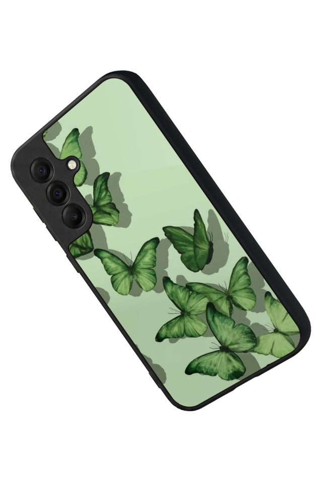 Samsung Galaxy A17 Uyumlu Kelebek Tasarımlı Glossy Premium Kılıf