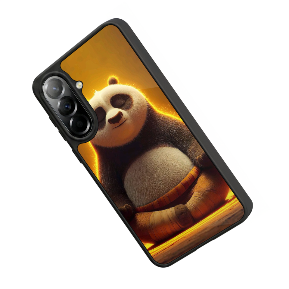 Samsung Galaxy A37 Uyumlu Kung Fu Panda Tasarımlı Glossy Premium Kılıf