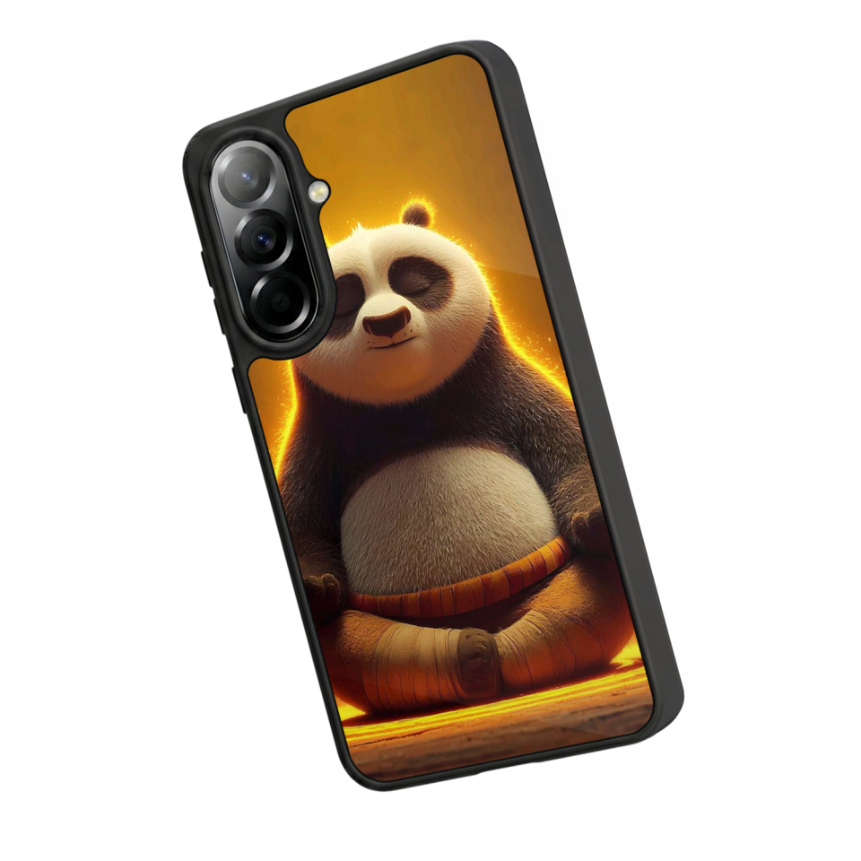 Samsung Galaxy A37 Uyumlu Kung Fu Panda Tasarımlı Glossy Premium Kılıf