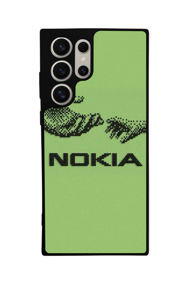 Samsung Galaxy S22 Ultra Uyumlu Nokia Tasarımlı Glossy Premium Kılıf