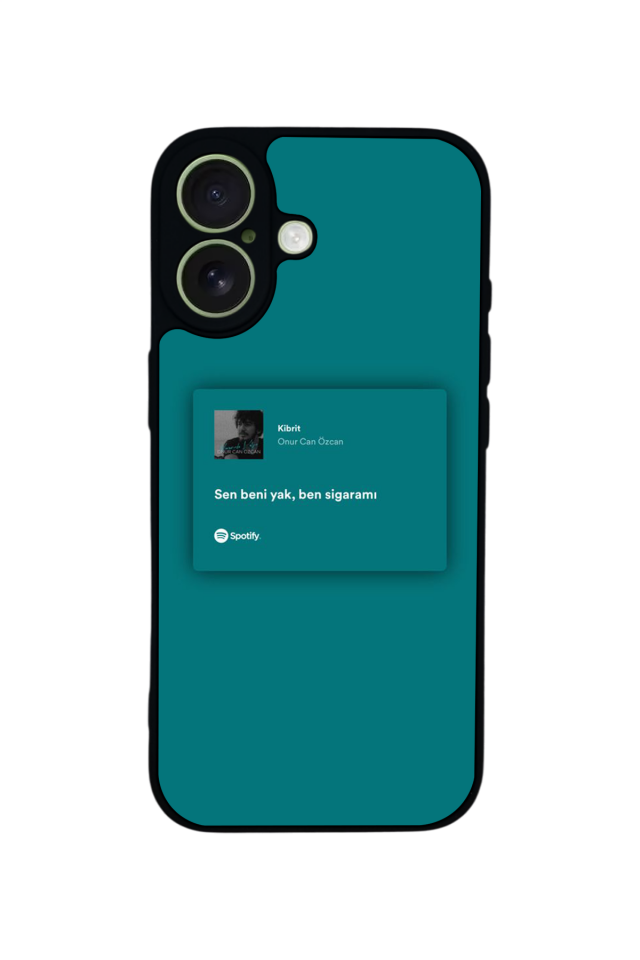 iPhone 17 Uyumlu Sarki Sozleri Tasarımlı Glossy Premium Kılıf