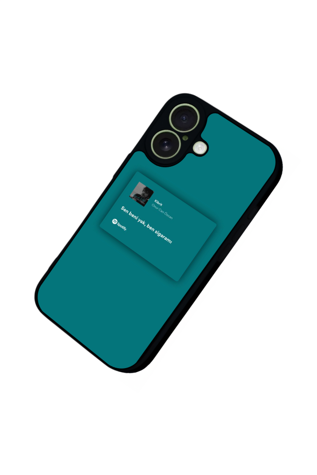 iPhone 17 Uyumlu Sarki Sozleri Tasarımlı Glossy Premium Kılıf
