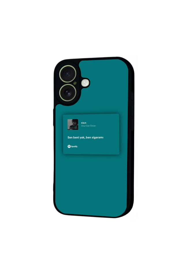 iPhone 17 Uyumlu Sarki Sozleri Tasarımlı Glossy Premium Kılıf