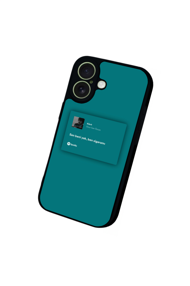 iPhone 17 Uyumlu Sarki Sozleri Tasarımlı Glossy Premium Kılıf