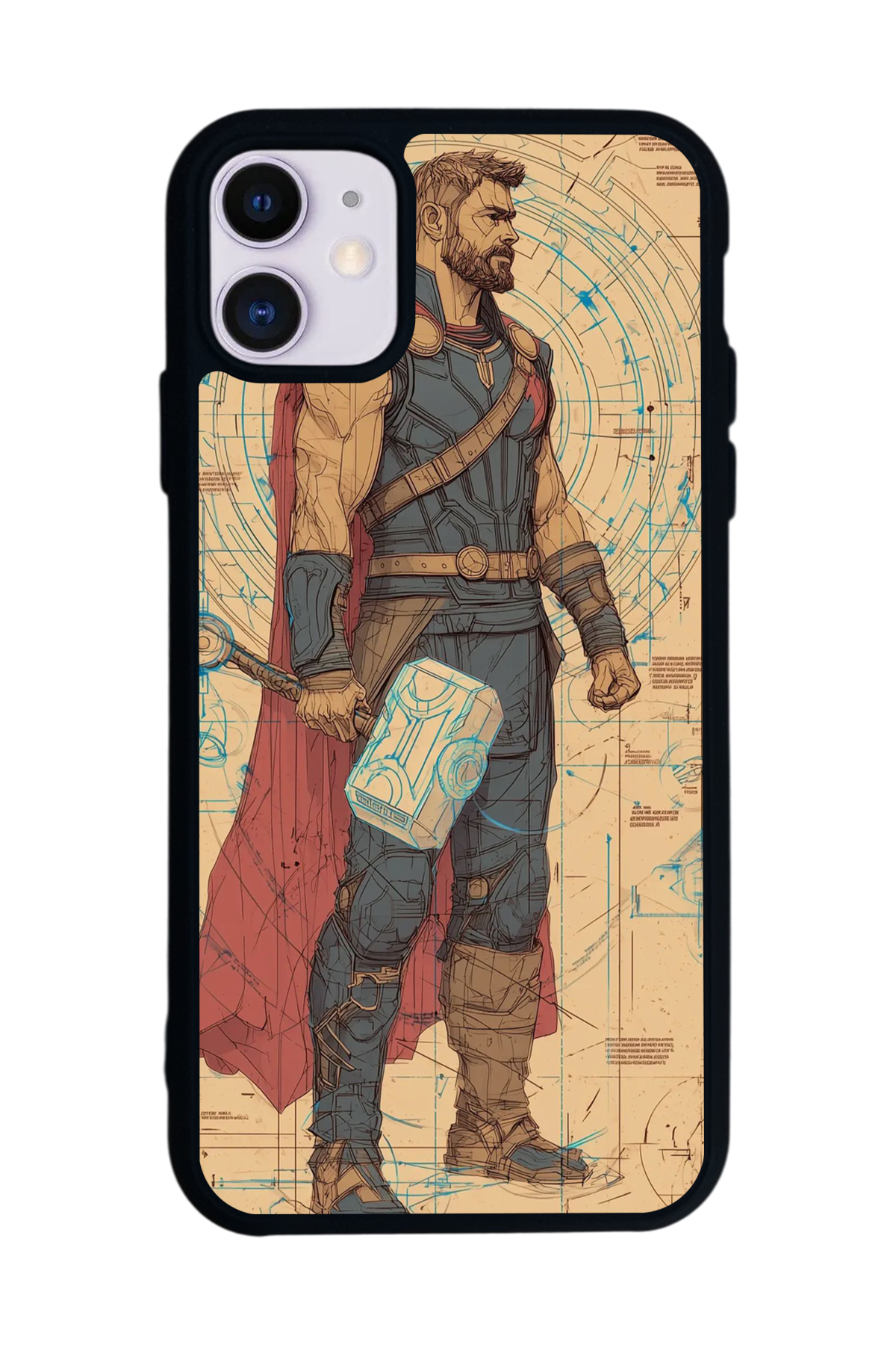 iPhone 11 Uyumlu Thor Tasarımlı Glossy Premium Kılıf