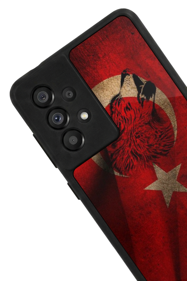 Samsung Galaxy A73 Uyumlu Türk Bayragi Tasarımlı Glossy Premium Kılıf