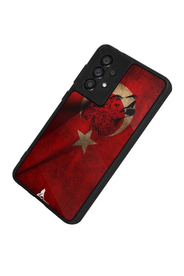 Samsung Galaxy A73 Uyumlu Türk Bayragi Tasarımlı Glossy Premium Kılıf