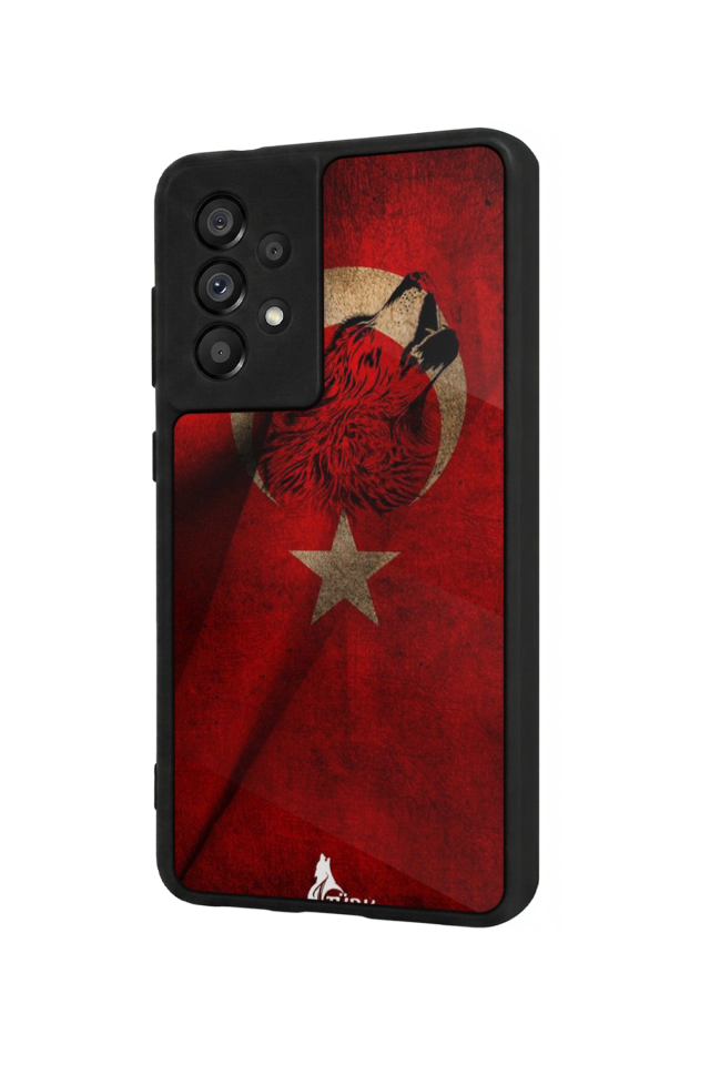 Samsung Galaxy A73 Uyumlu Türk Bayragi Tasarımlı Glossy Premium Kılıf