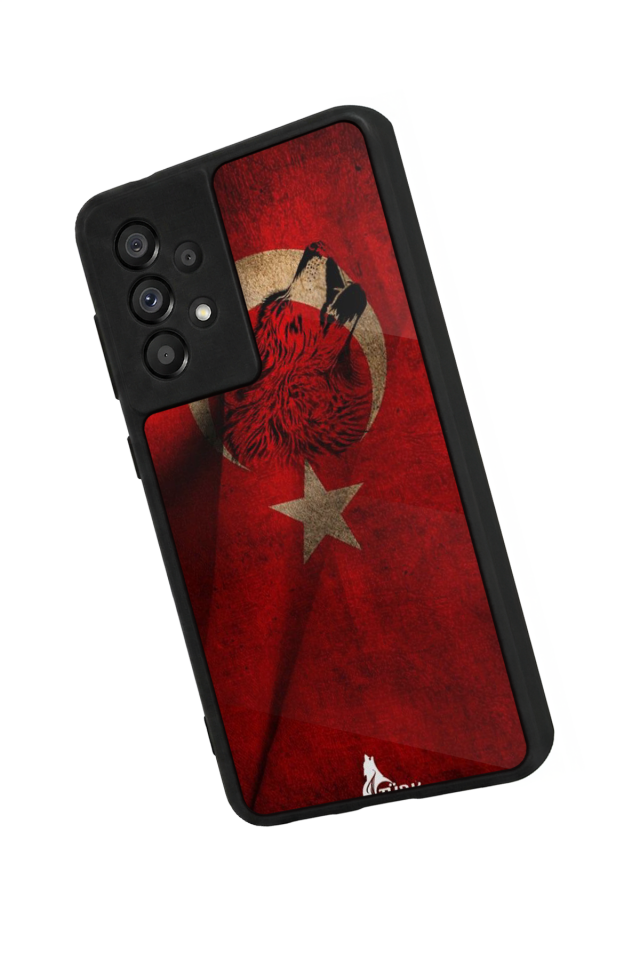 Samsung Galaxy A73 Uyumlu Türk Bayragi Tasarımlı Glossy Premium Kılıf