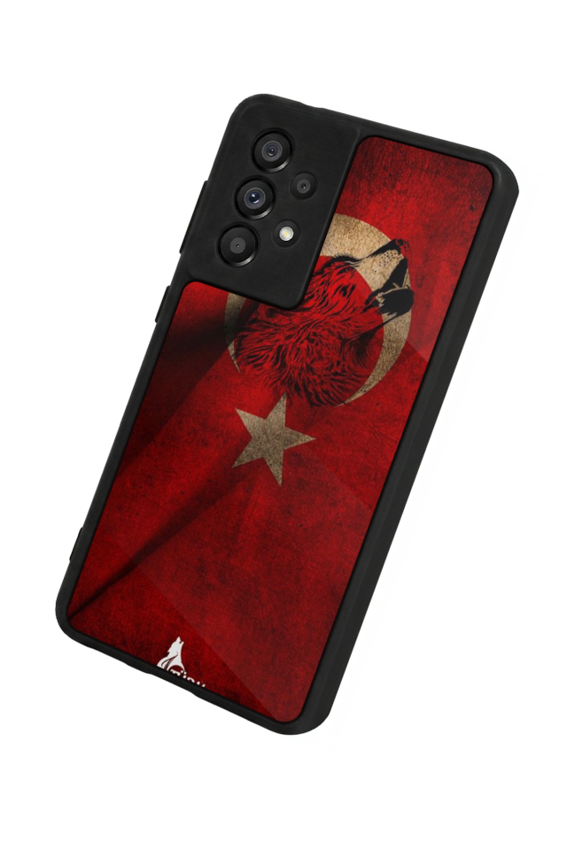 Samsung Galaxy A73 Uyumlu Türk Bayragi Tasarımlı Glossy Premium Kılıf