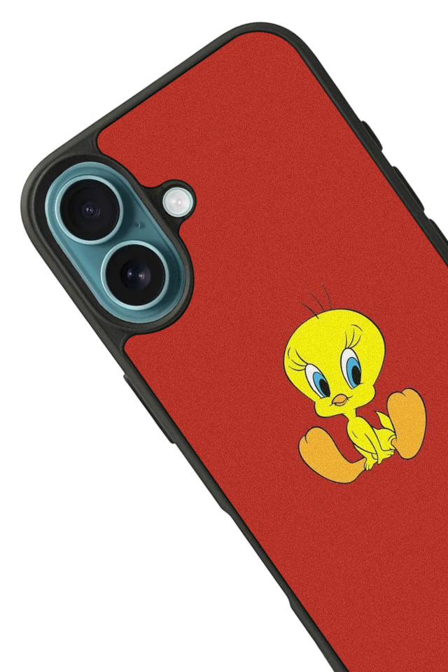 iPhone 16 Uyumlu Tweety Tasarımlı Glossy Premium Kılıf