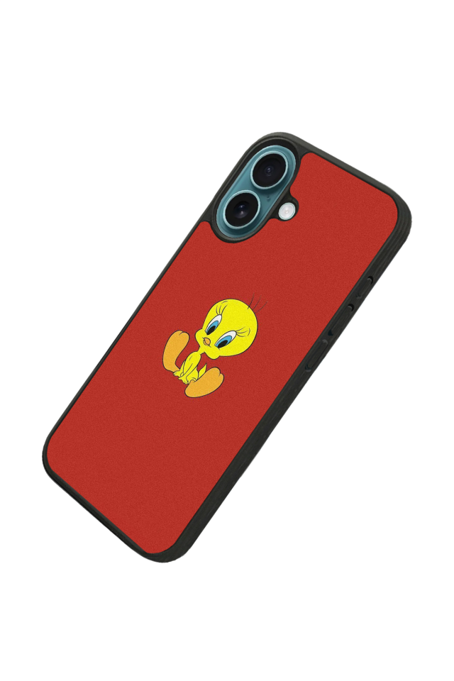 iPhone 16 Uyumlu Tweety Tasarımlı Glossy Premium Kılıf